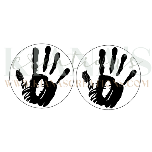 MMIW Hand Print Red Acrylic