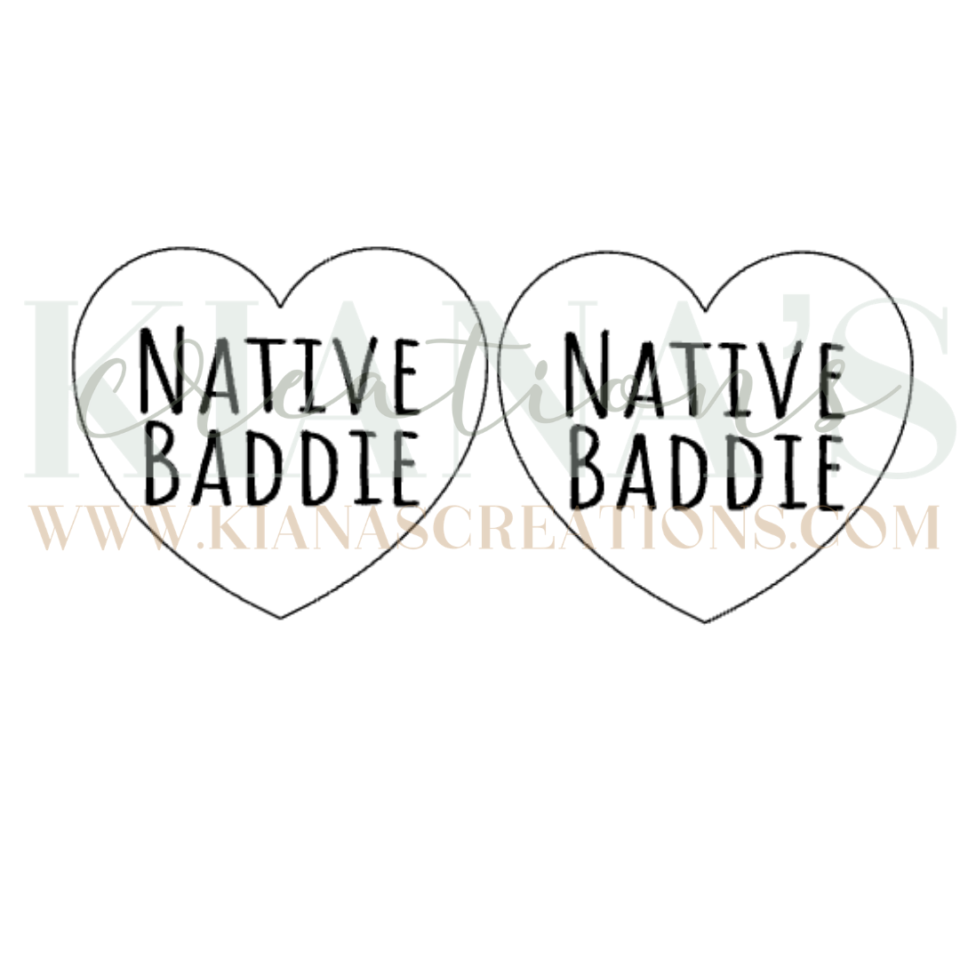 Native Baddie Cabochon - You choose the color!