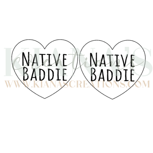 Native Baddie Cabochon - You choose the color!