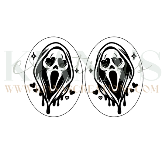 Halloween Acrylic Cabochon- Choose your color!