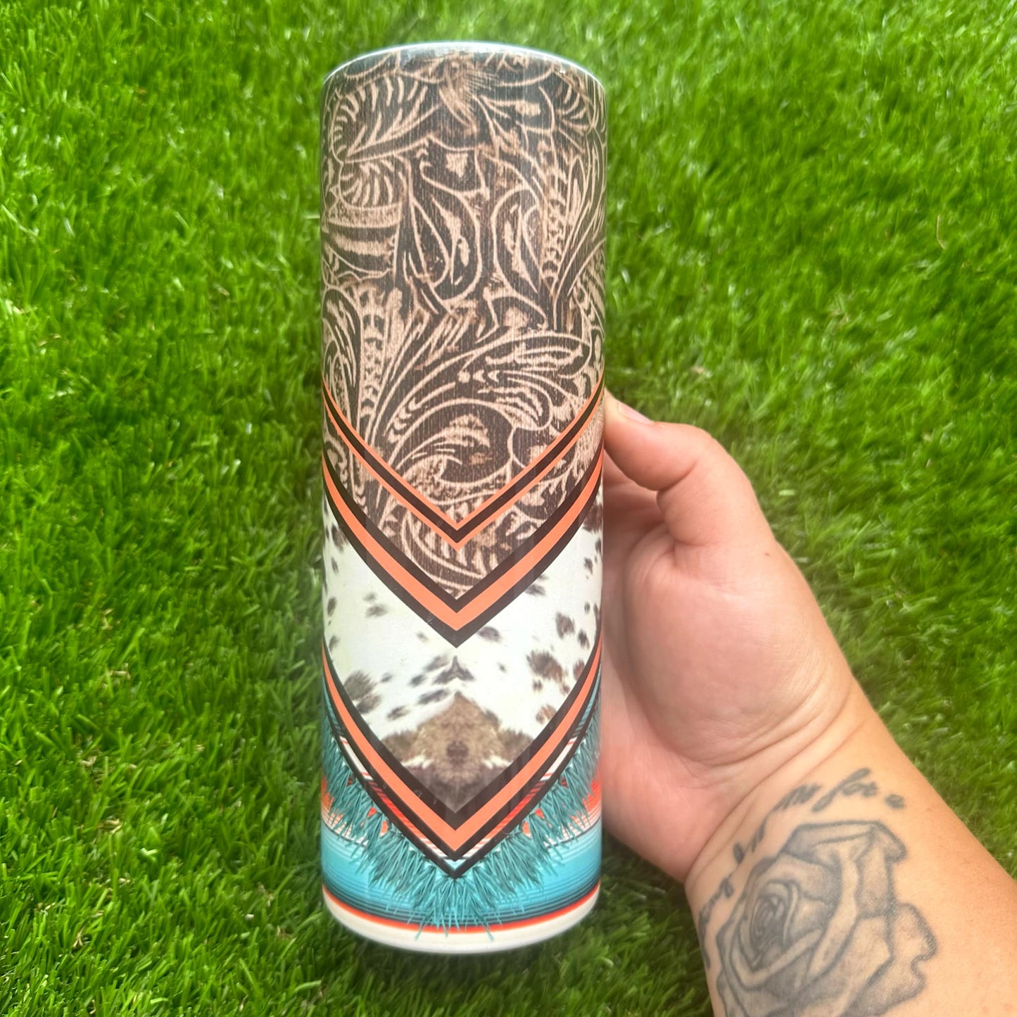 Leather Cowhide Tumbler