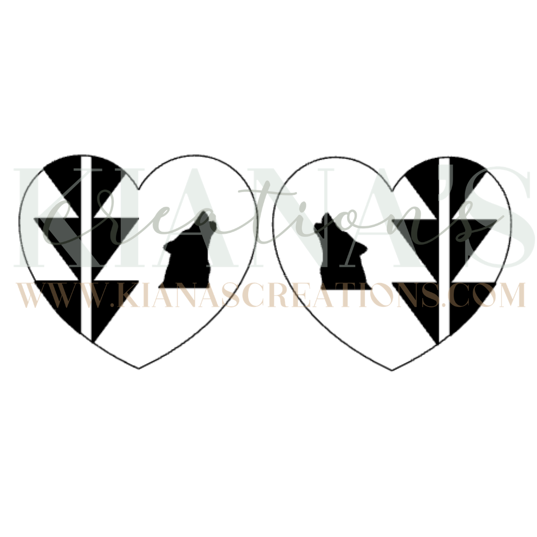 Wolf Cabochon - You choose the color!