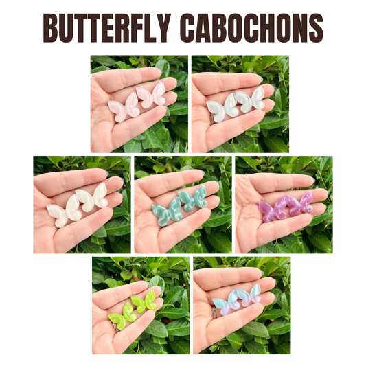 Butterfly Resin Cabochons