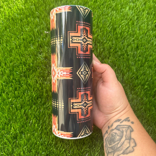 Dark Aztec Tumbler