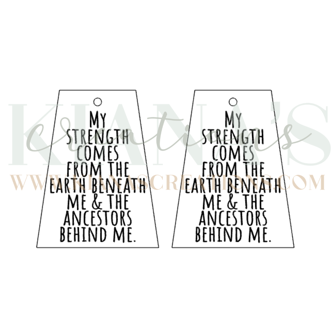 My Strength Cabochon - You choose the color!