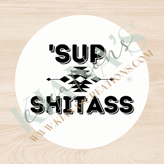 Sup Shitass Bead Cabochon