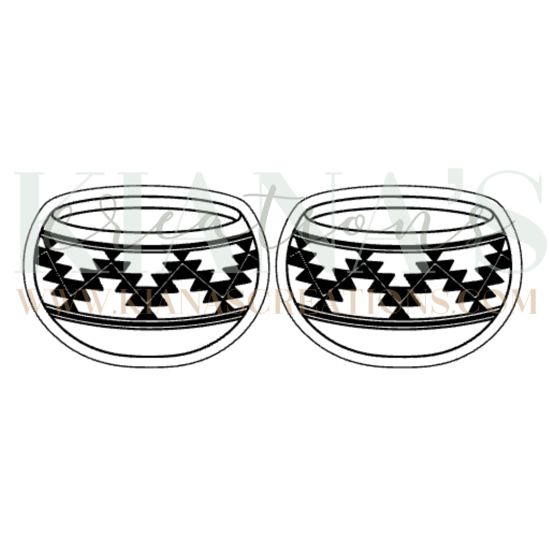 Basket Design Cabochon - You choose the color!