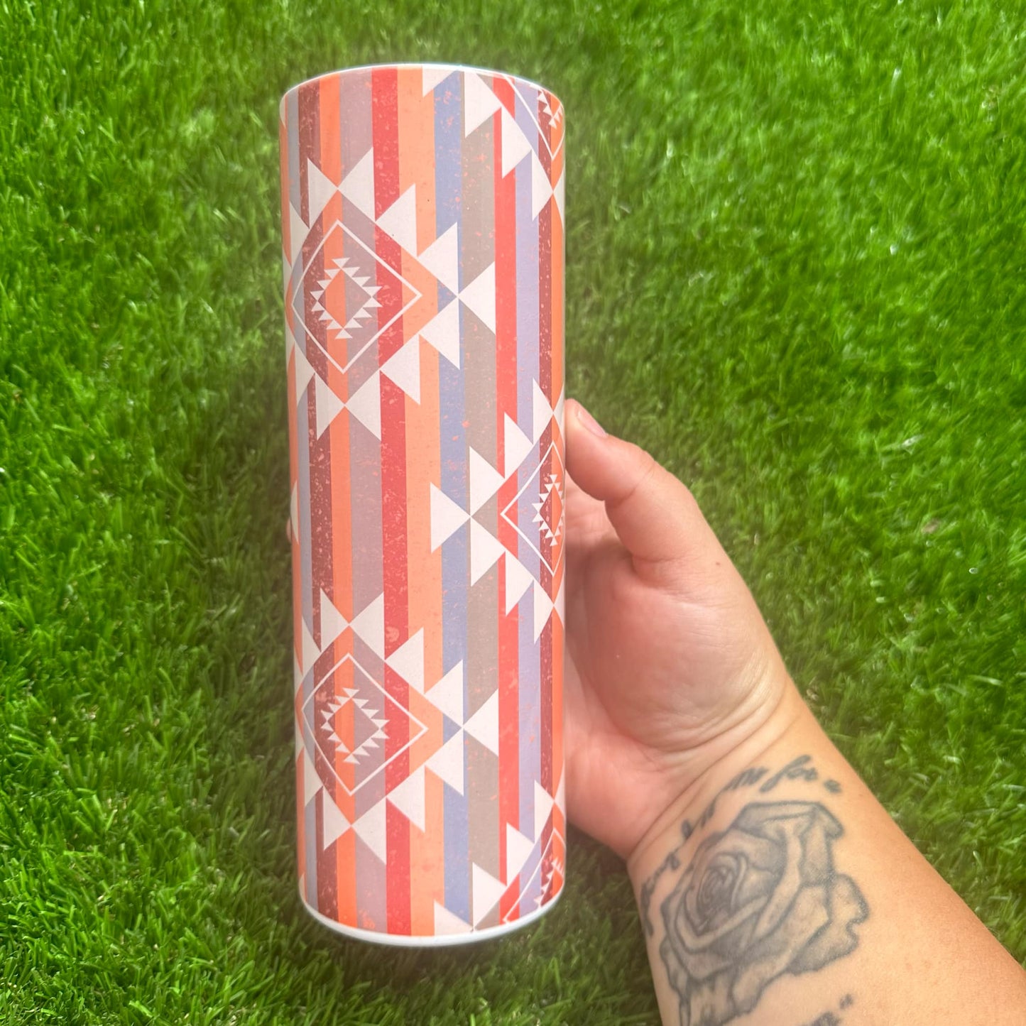 Desert Color Aztec Tumbler