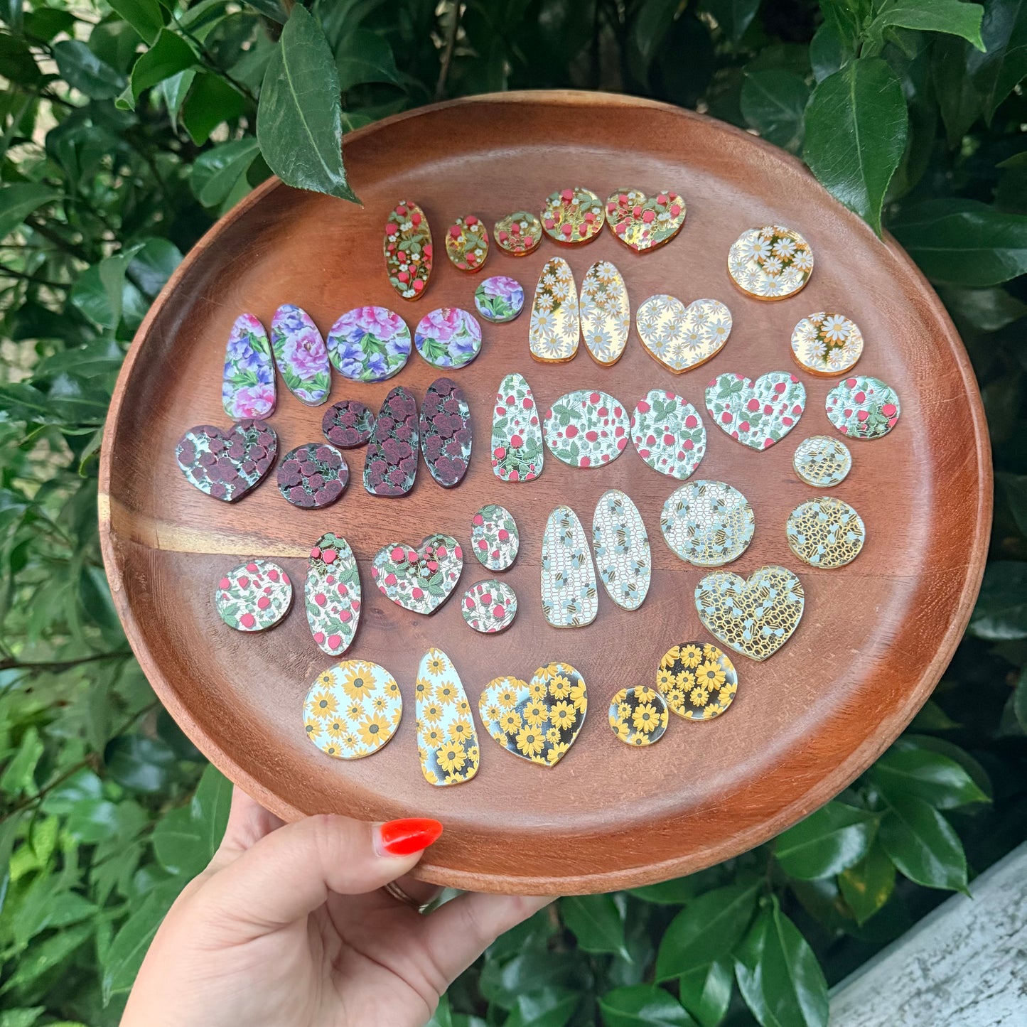 41 Pair Mirror Acrylic Cabochons Deal!