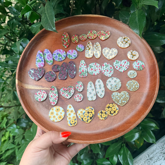 41 Pair Mirror Acrylic Cabochons Deal!