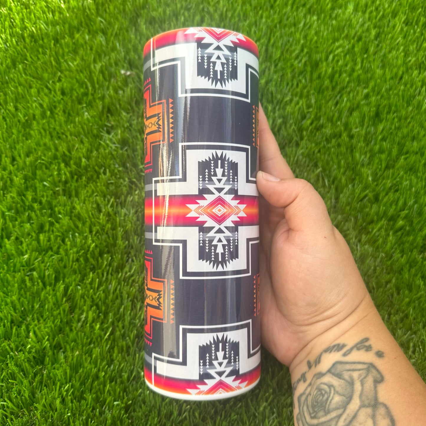 Dark Aztec Tumbler