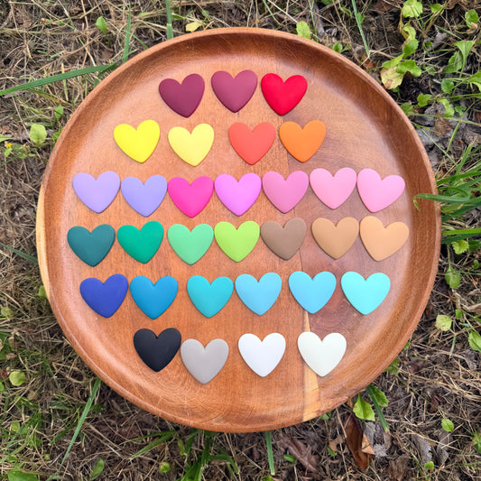 31 Pairs Matte Hearts