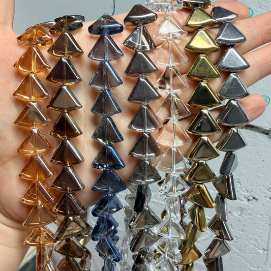 14mm Triangle Beads