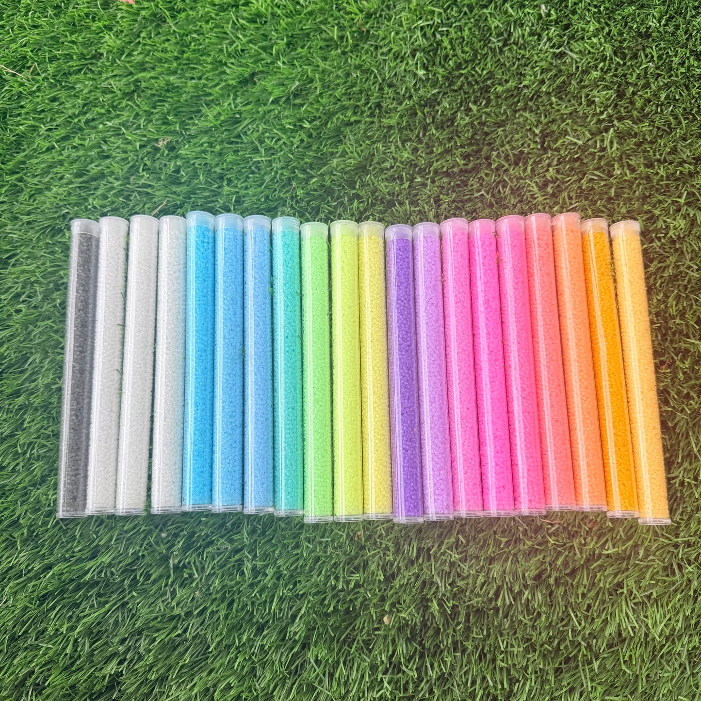 Matte 11/0 Glow n the dark seed bead set
