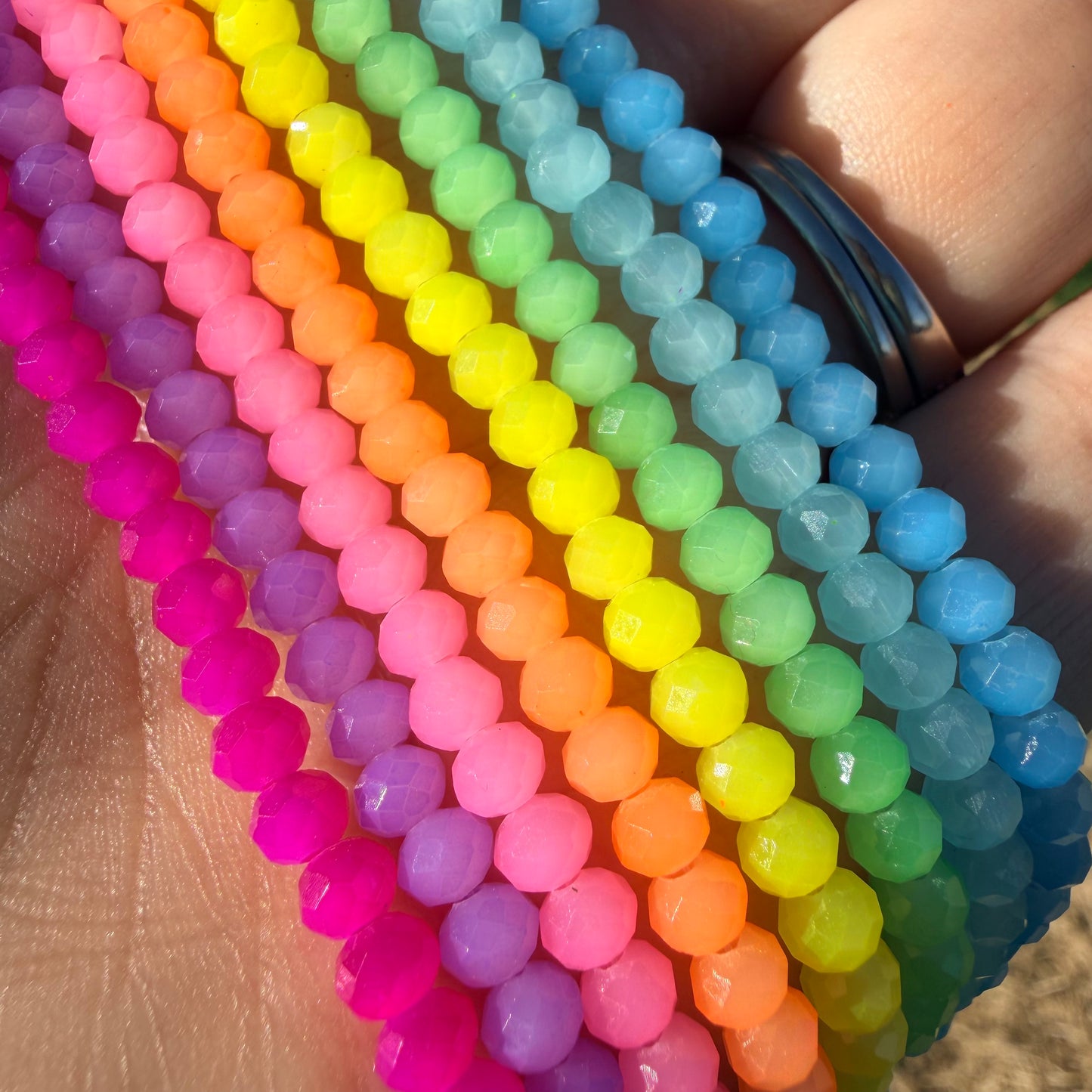 8 colors 4mm Edging Beads
