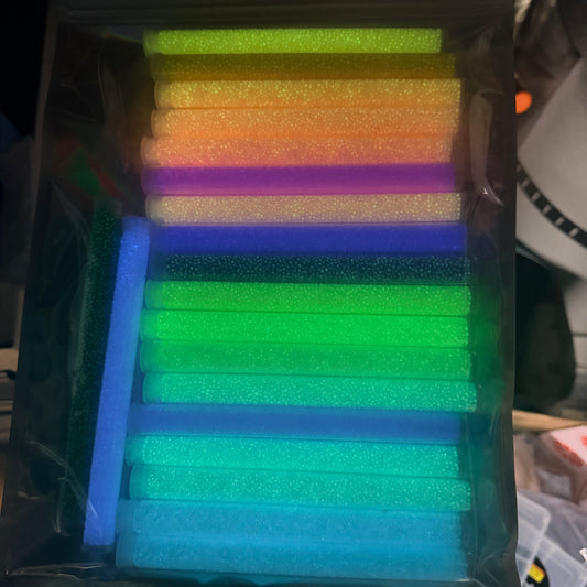 Matte 11/0 Glow n the dark seed bead set