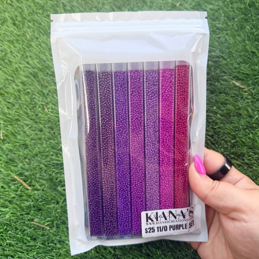11/0 Purple Set