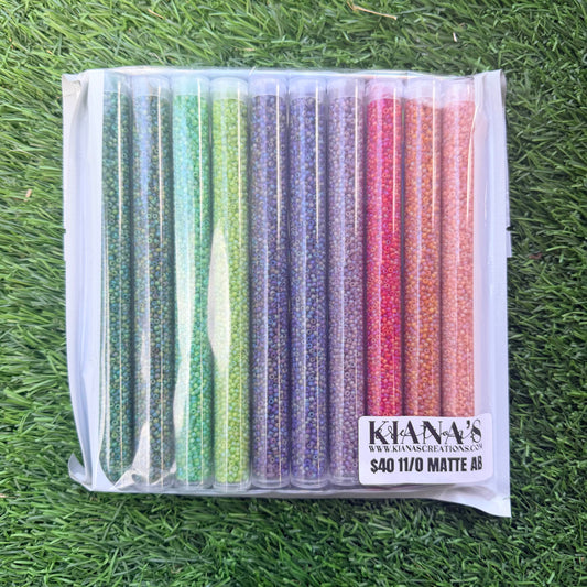 11/0 Matte AB Bead Set