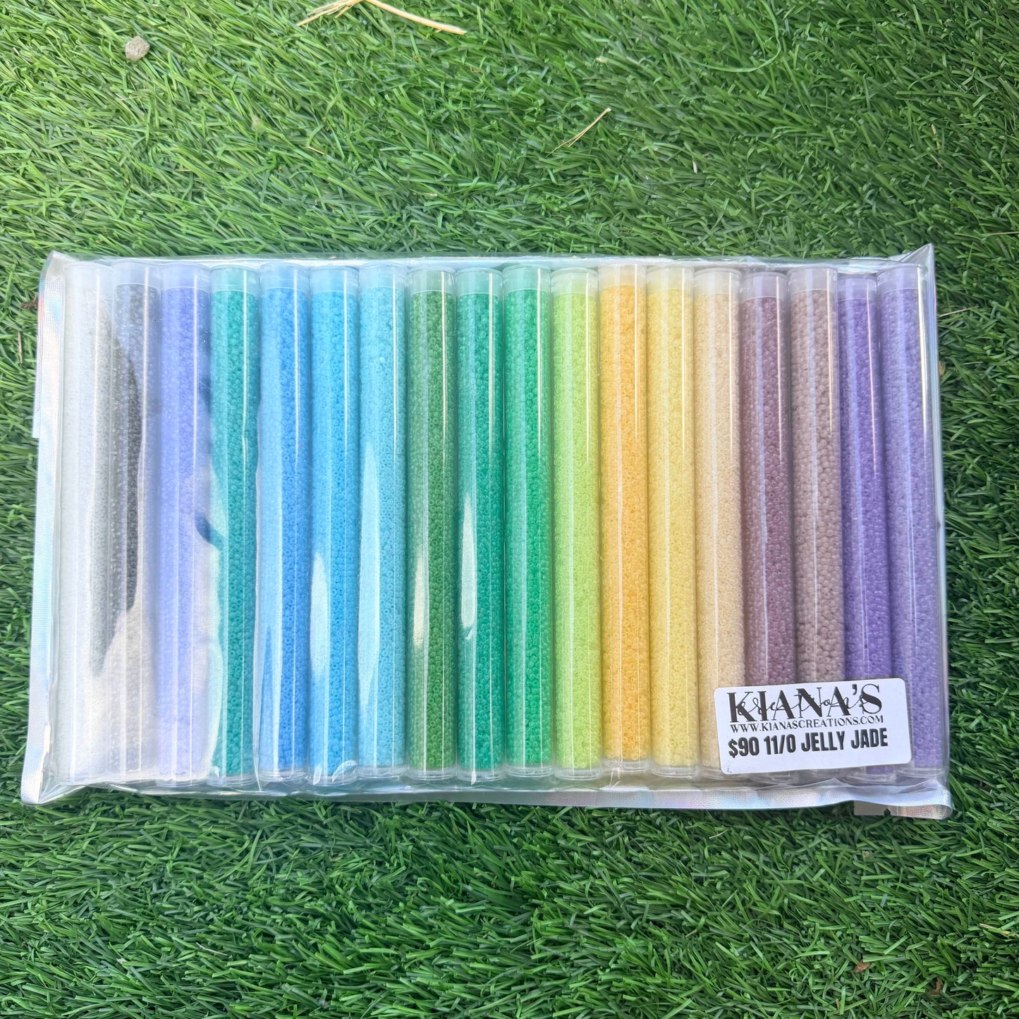 11/0 Jelly Jade Bead Set