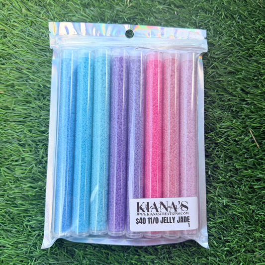 11/0 Jelly Jade Set 1