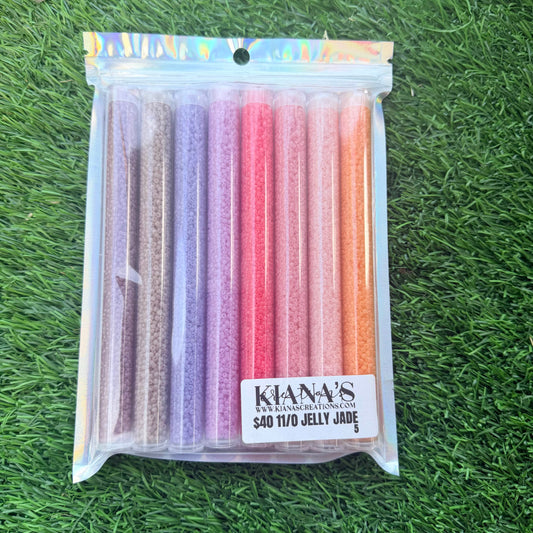 11/0 Jelly Jade Set 5