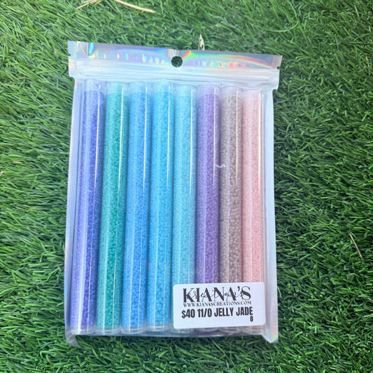 11/0 Jelly Jade Set 8