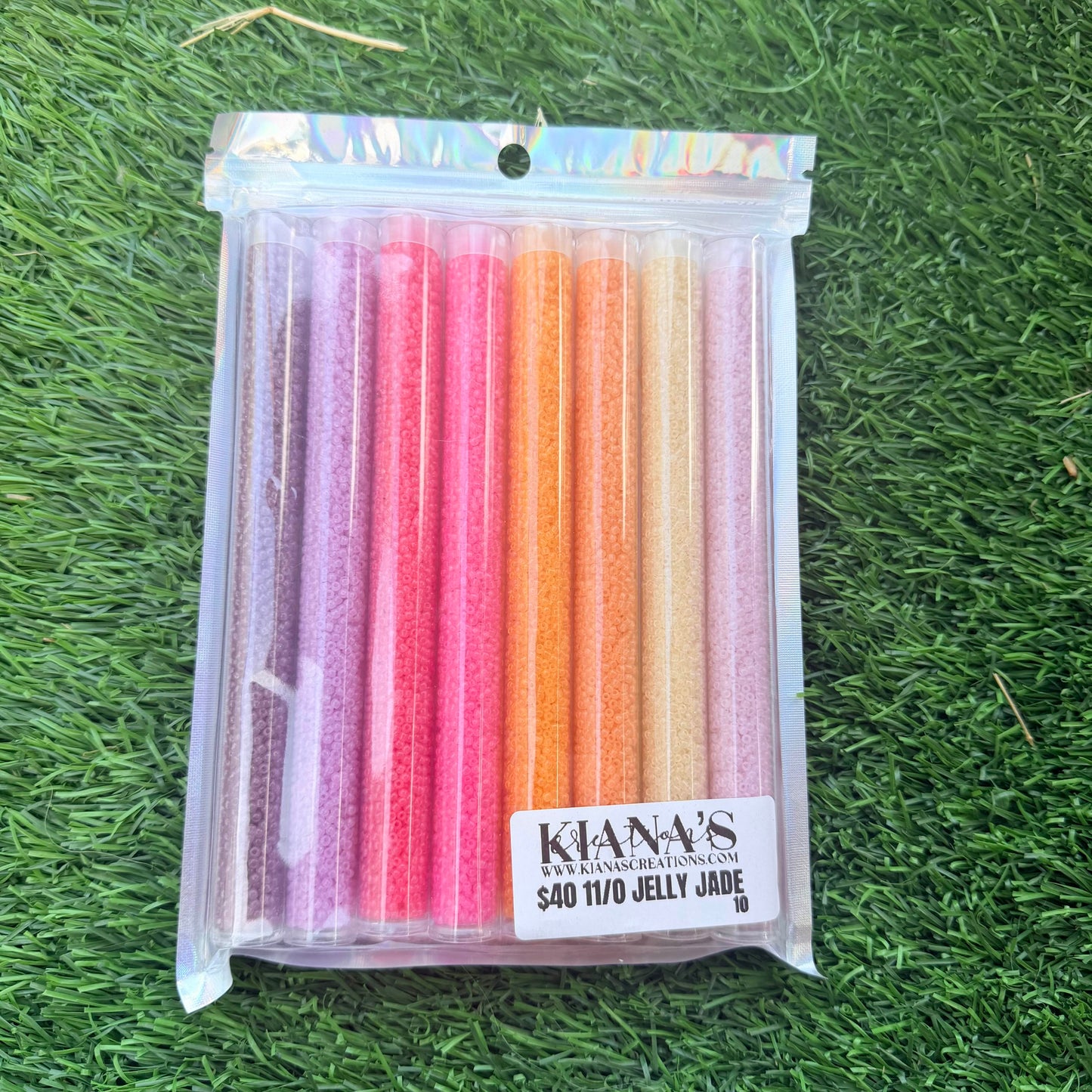 11/0 Jelly Jade Set 10