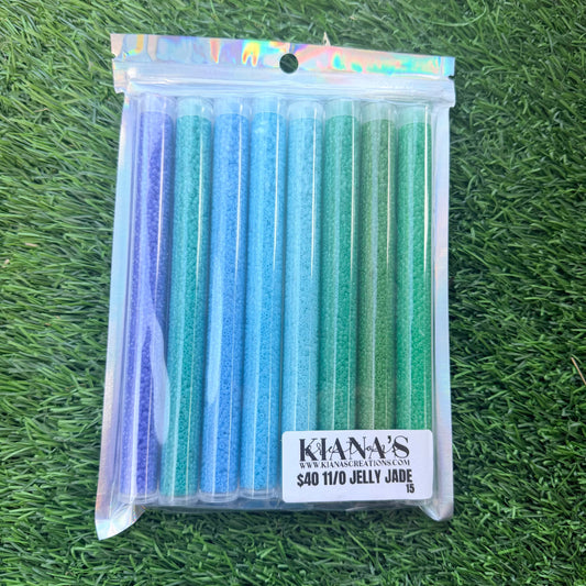 11/0 Jelly Jade Set 15