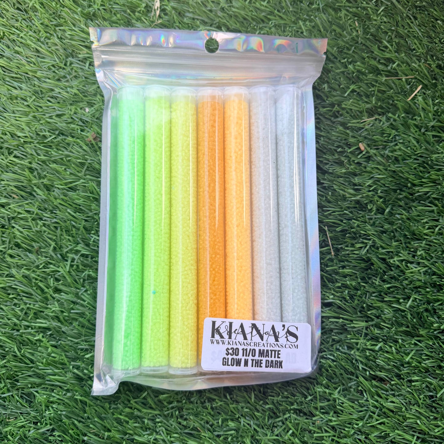 11/0 Matte Glow n The Dark 1