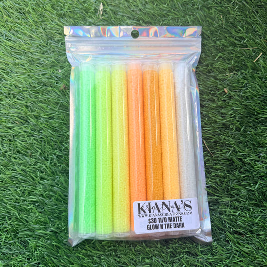 11/0 Matte Glow n The Dark 9