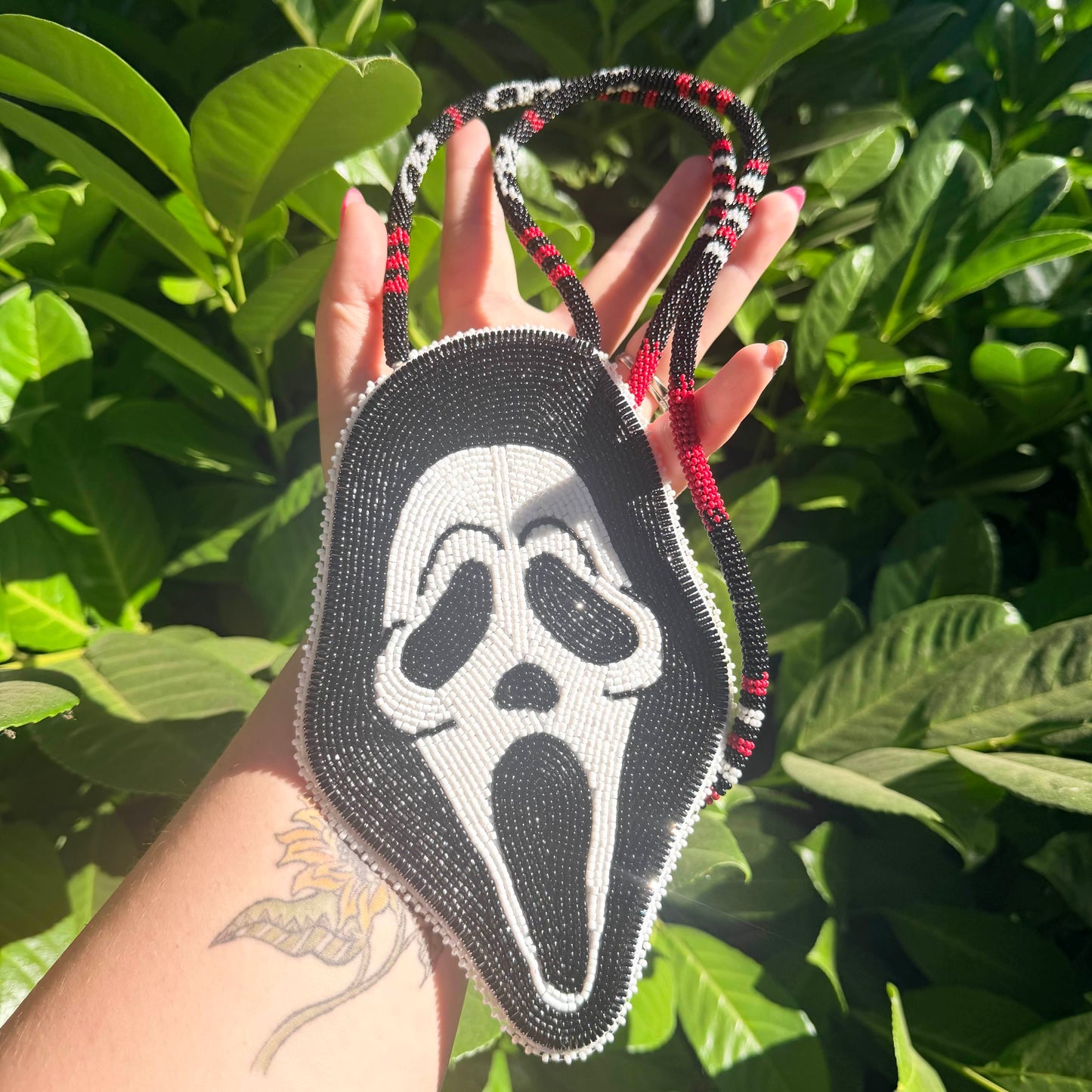 Scream Beaded Medallion