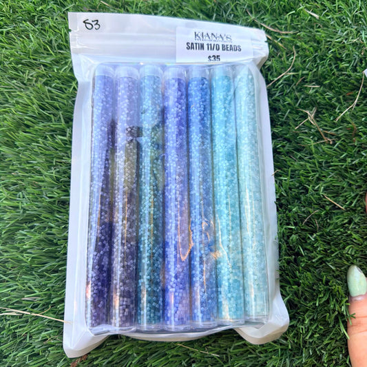 Satin 11/0 Seed Bead Set #3