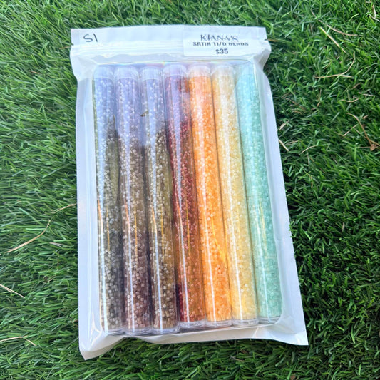 Satin 11/0 Seed Bead Set #1