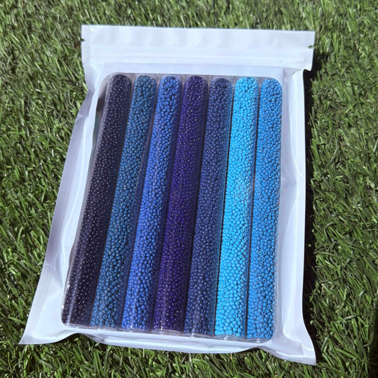 Blue 11/0 Seed Beads Set