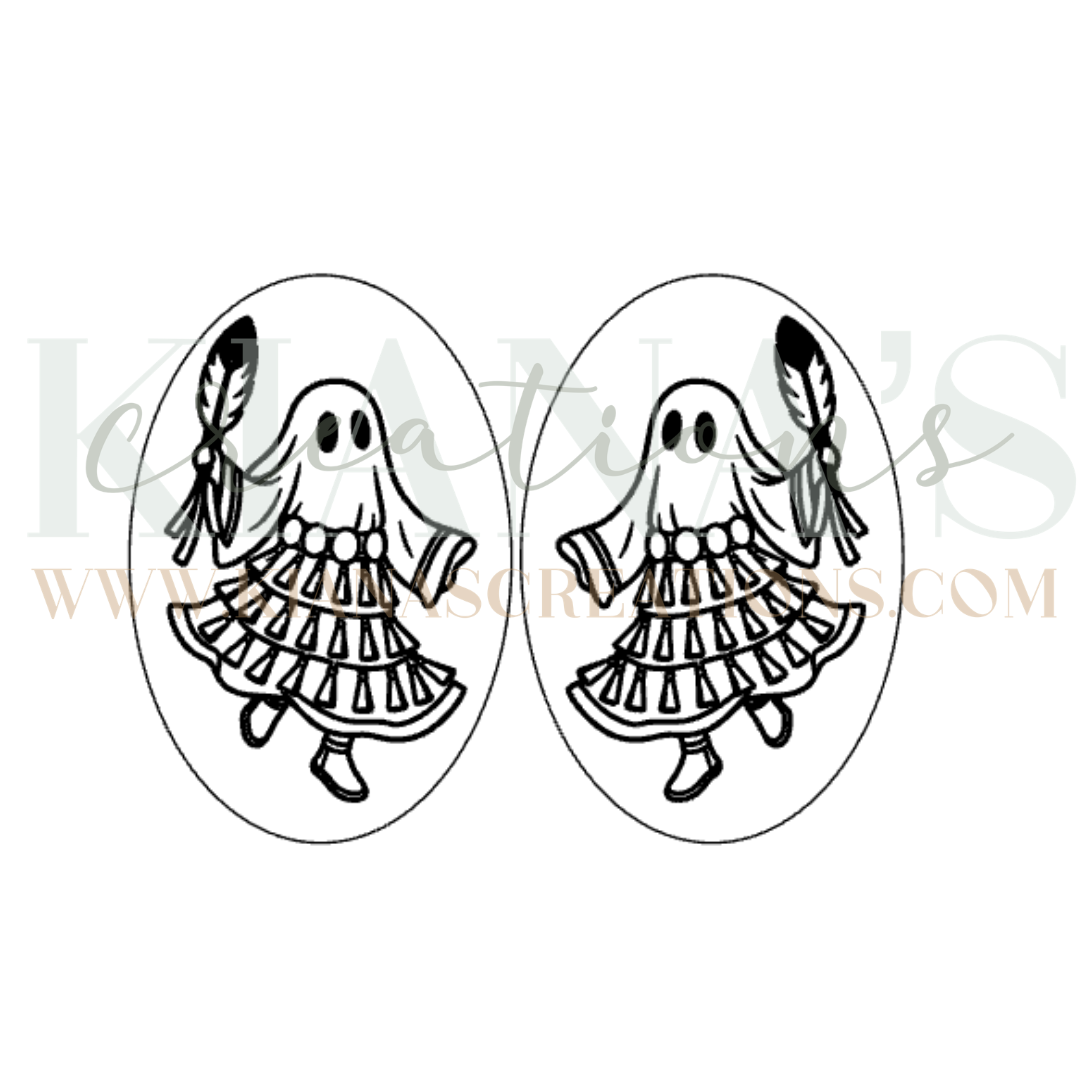 Halloween Jingle Dancer Cabochon - You choose the color!