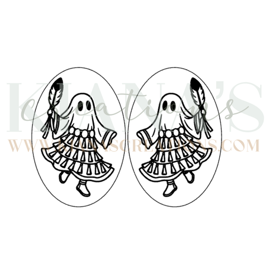 Halloween Jingle Dancer Cabochon - You choose the color!