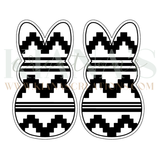 Basket Bunny Acrylic Cabochon- Choose your color!