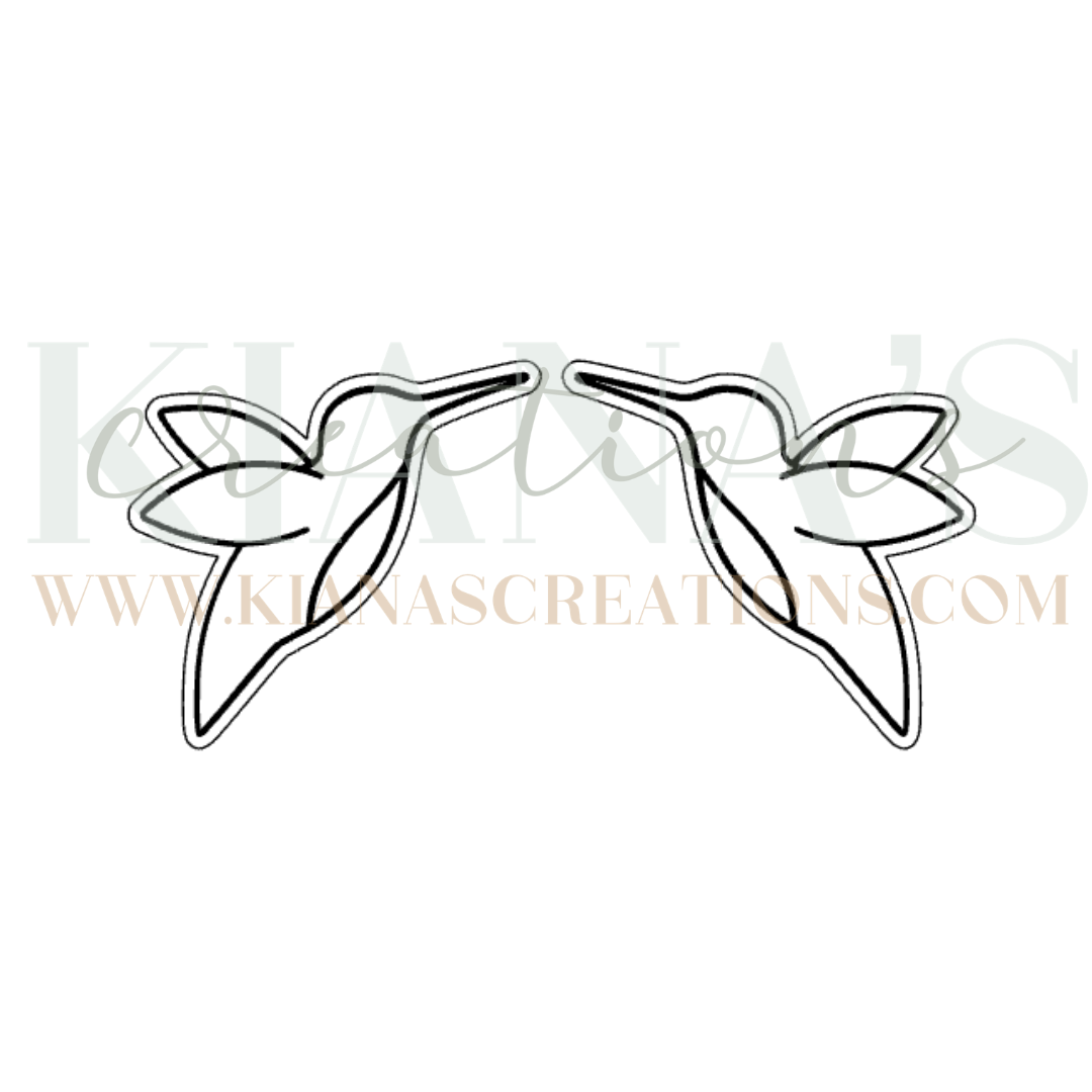 Hummingbird Acrylic Cabochon- Choose your color!