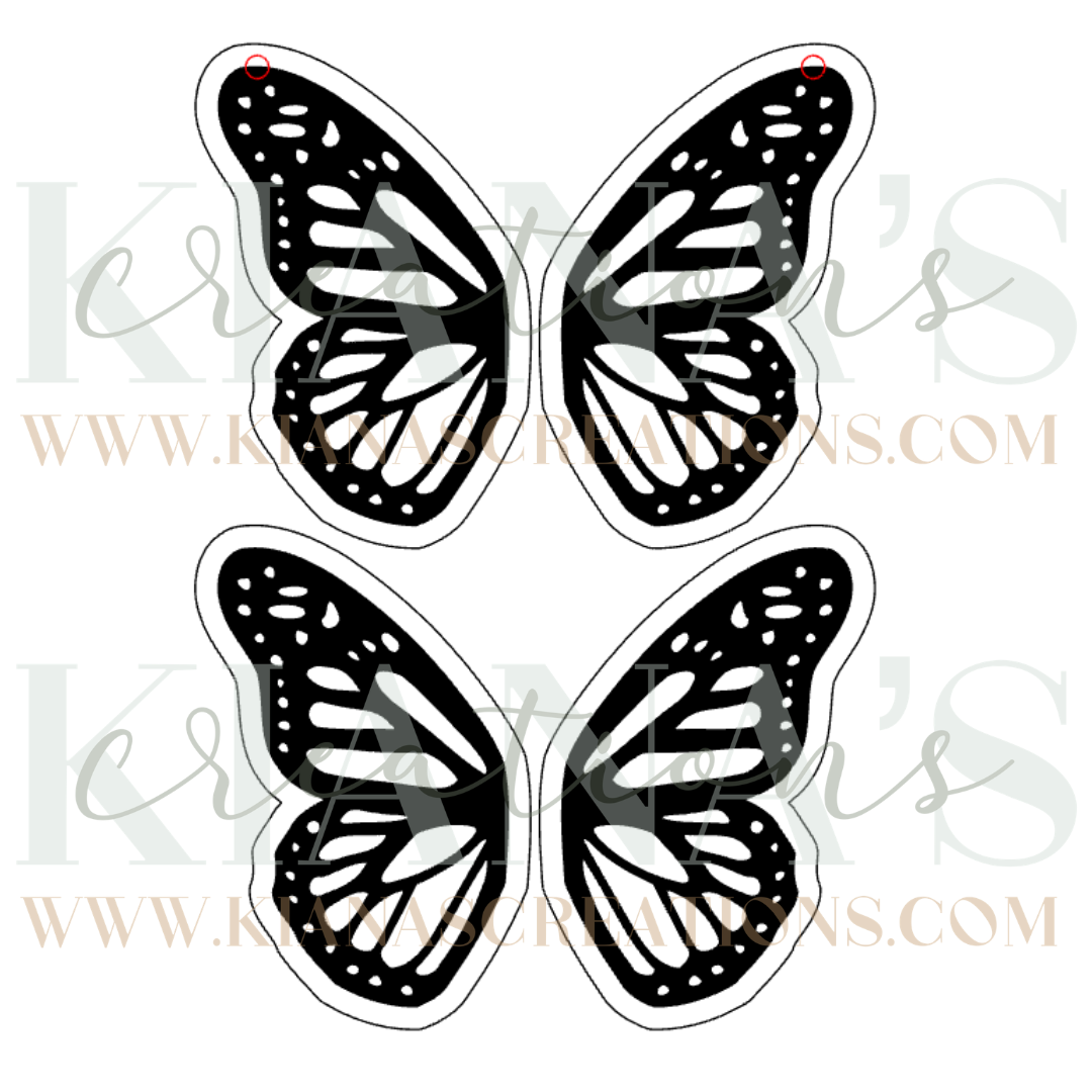 Butterfly Acrylic Cabochon- Choose your color!