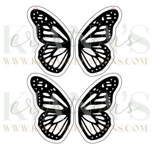 Butterfly Acrylic Cabochon- Choose your color!