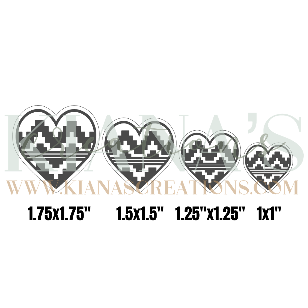 Basket Heart Acrylic Cabochon- Choose your color!