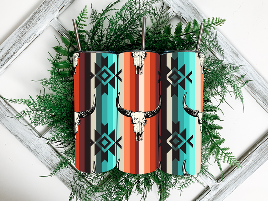 Longhorn Aztec Tumbler