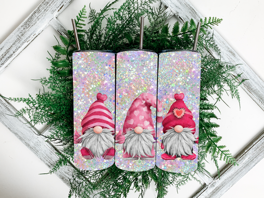 Pink Gnome Tumbler