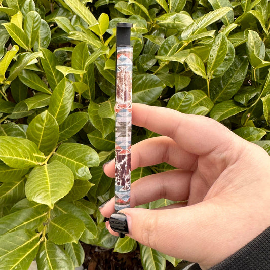 Cow Aztec Pen w/ a Phone Stand