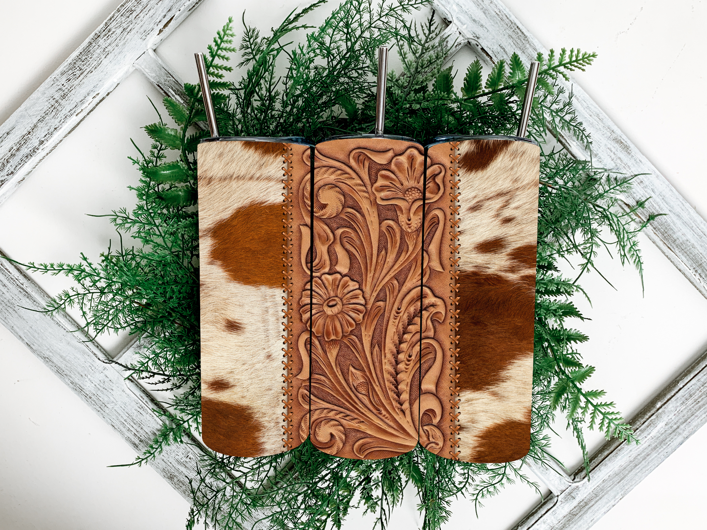 Leather Cowhide Tumbler
