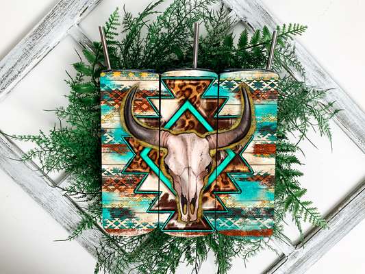 Longhorn Aztec Tumbler