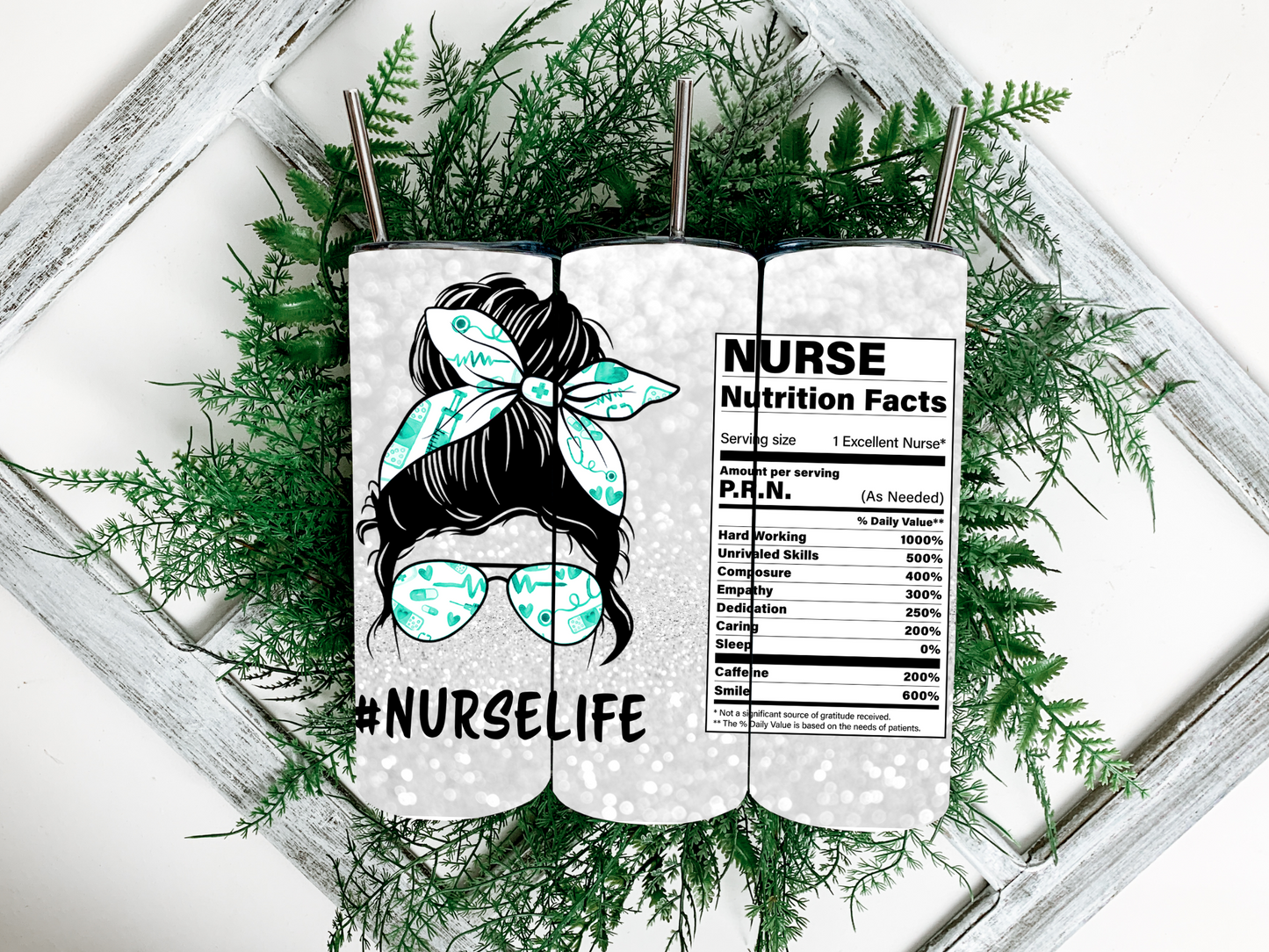 Female Nurse Life Tumbler