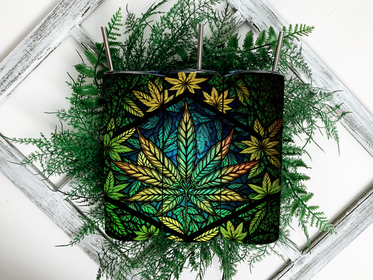 Pot Leaf Tumbler