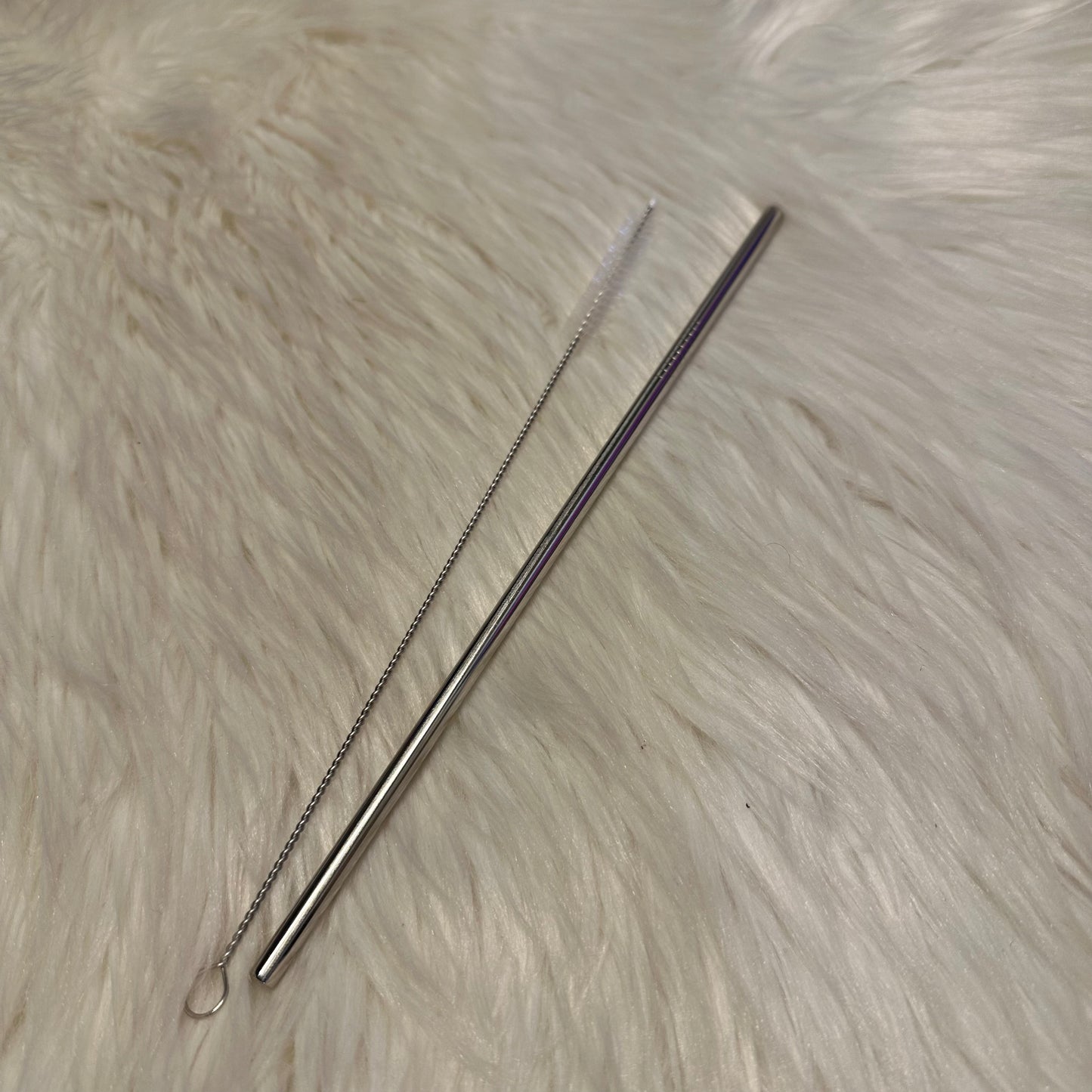10.5” Metal Straws with Straw Cleaner