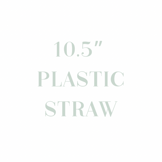 10.5” Plastic Straw